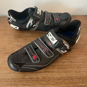 SiDI Black Cycling Shoes